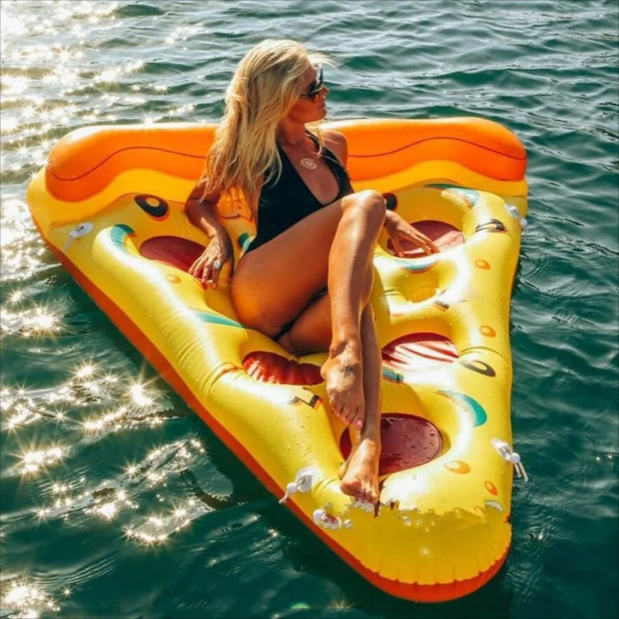 Pizza Floating Pool Boat, Interesting Swimming Pool Boat, Water Party, Summer Pool Raft (1 Pack) - PoolnStuff