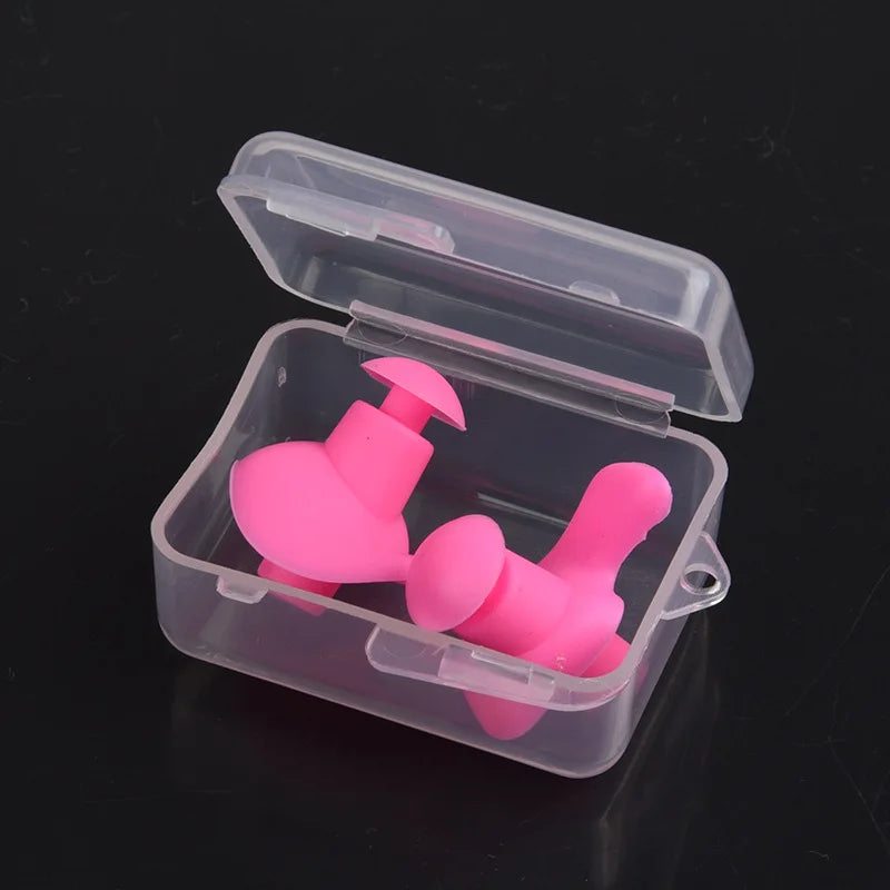 Durable Earplugs Classic Delicate Texture 1 Pair Waterproof Soft Earplugs Silicone Portable Ear Plugs Swimming Accessories - PoolnStuff
