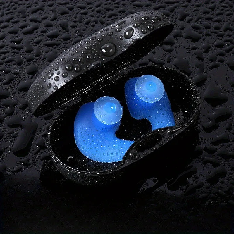 Ear Plugs Swimming Waterproof Silicone Earplugs for Swimming, Showering, Surfing & Bathing Swimming Accessories Pool Ear Plug - PoolnStuff