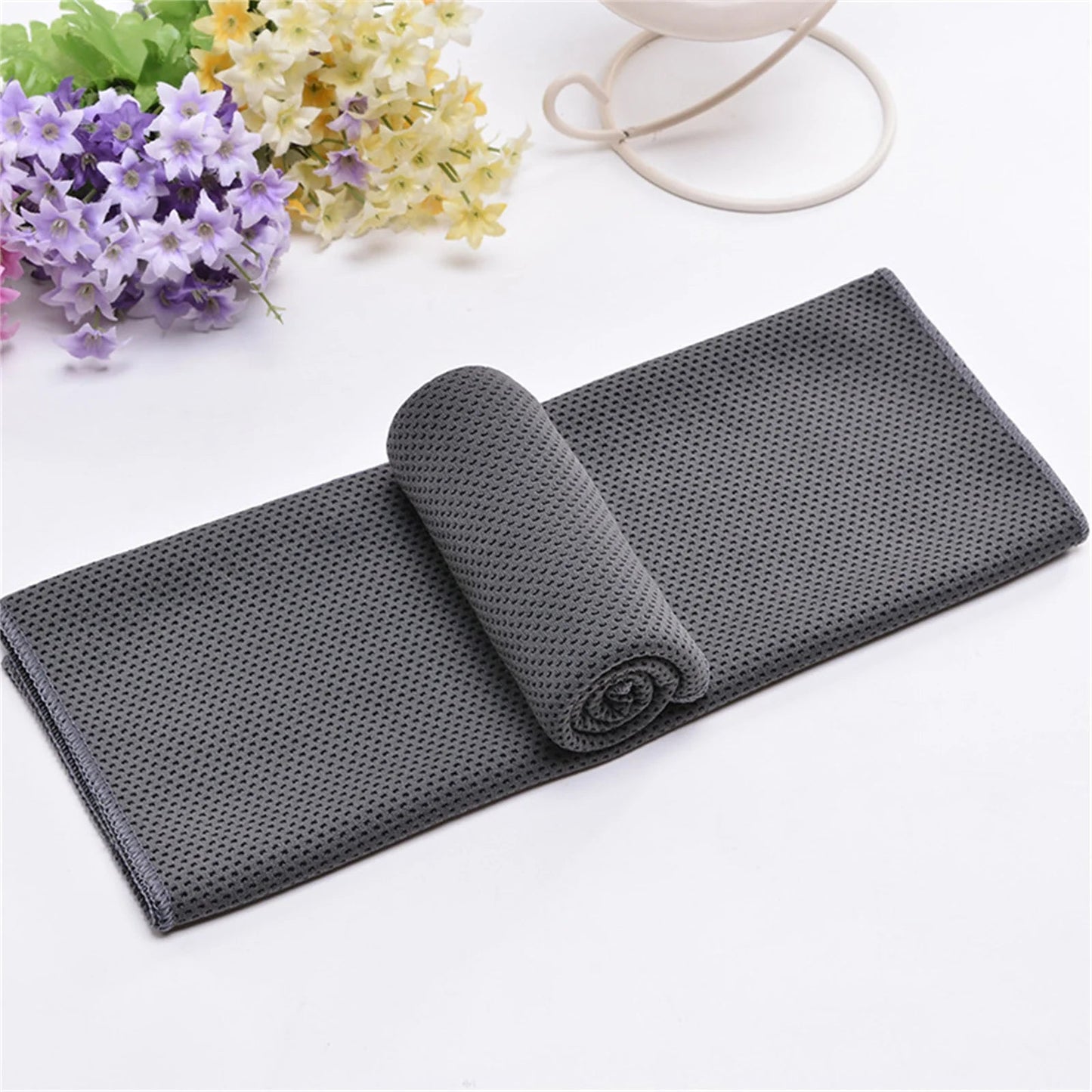 Cooling Towel Instant Relief Microfiber Cool Towels Chilling Neck Wrap Ice Cold Rags for Sports Fitness Camping Cycling Hiking - PoolnStuff