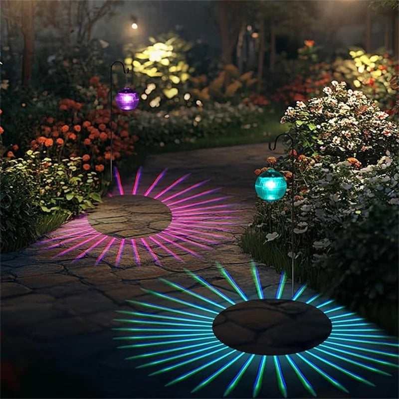 1 Pcs Solar Floating Pool Lights RGB Color Changing LED Light Outdoor Waterproof Hanging Garden lamp for Pool Lawn Pathway Party - PoolnStuff