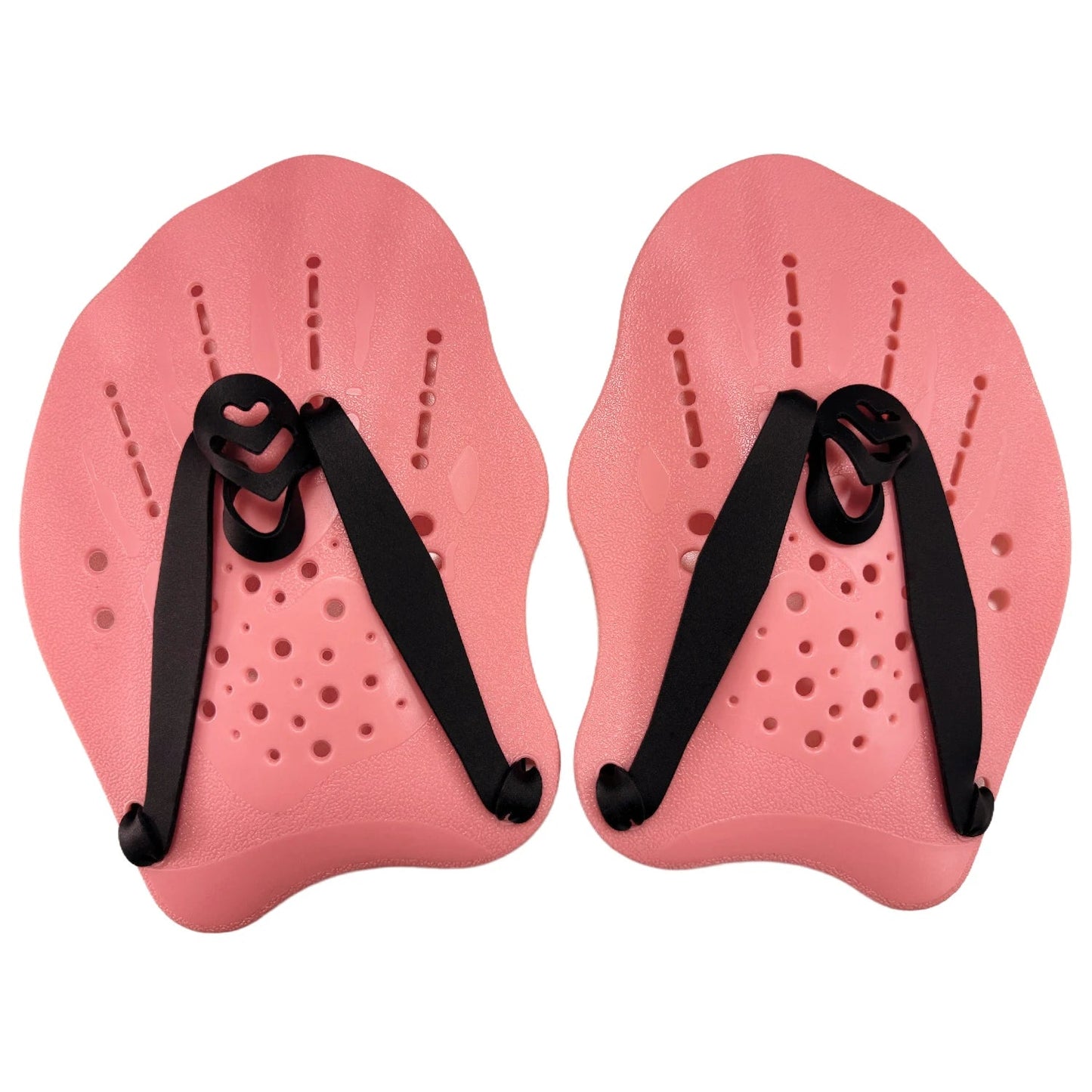 1 Pair Swimming Training Hands Flippers, With Adjustable Silicone Straps - PoolnStuff