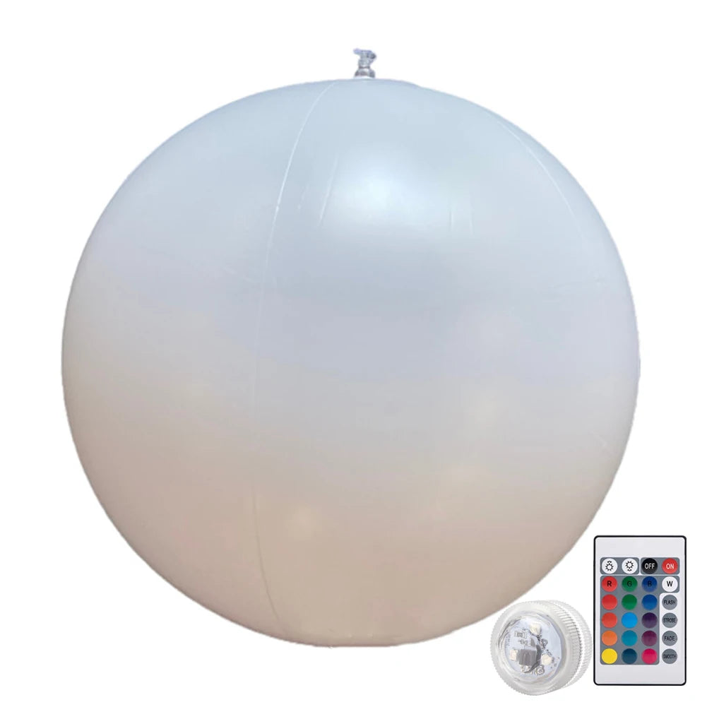 1-5PCS 40/60/90CM Floating Pool Lights with 16 Colors Waterproof Outdoor Swimming Underwater Pool Lights Ball For Swimming Pool - PoolnStuff