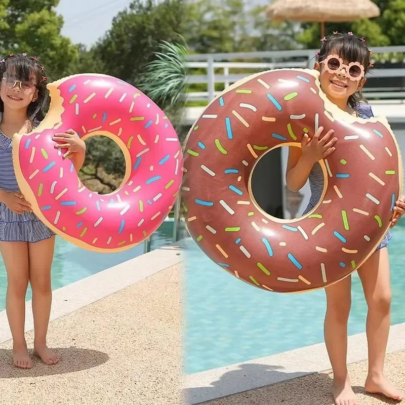 Donut Swimming Ring Inflatable Swim Pool Float For Kid Adult Swimming Circle Baby Swim Tube Water Play Swimming Equipment - PoolnStuff