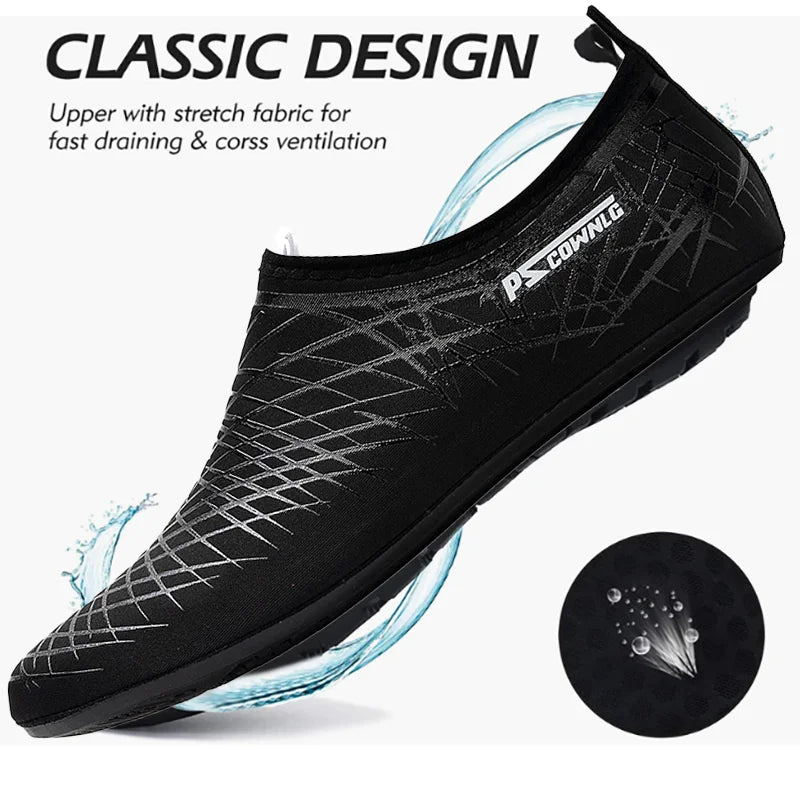Water Shoes for Womens and Mens Summer Barefoot Shoes Quick Dry Aqua Socks for Beach Swim Yoga Exercise Aqua Shoes - PoolnStuff