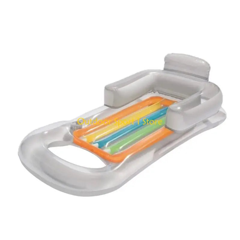 A0KA Inflatable Pool Floats Mat Float Raft Water Lounger Swimming Pool Mattress Float - PoolnStuff