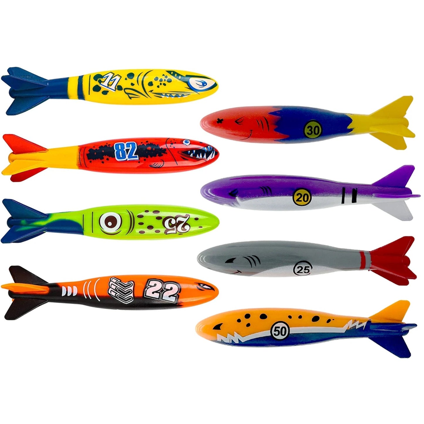 Summer Diving Training Toys Torpedos Sharks Octopus Underwater Water Games Training Swimming Pool Gifts Set Toys For kids - PoolnStuff