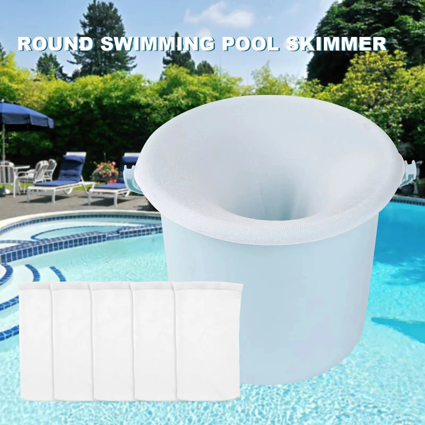 5-50Pcs Pool Skimmer Socks Filter Storage Nylon Swimming Pool Filter Socks For Basket Skimmer Pool Cleaning Filters - PoolnStuff