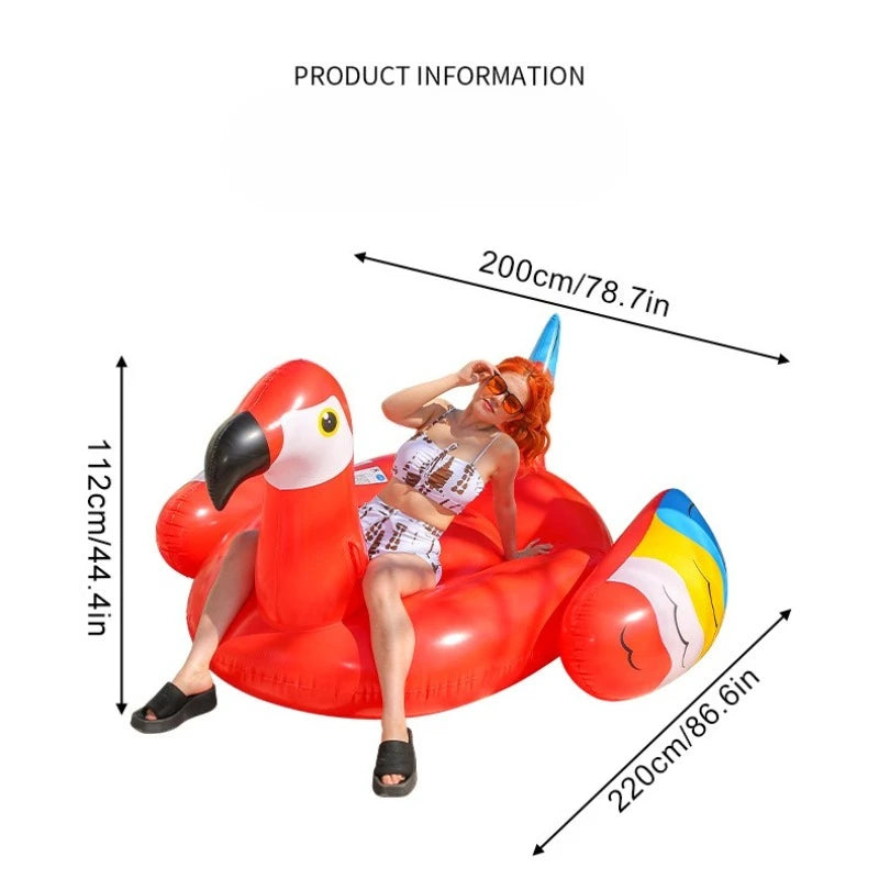 Inflatable Cartoon Pool Float for Adults - Fun Water Hammock Float for Summer Swimming Games, Float for Beach or Pool Party - PoolnStuff