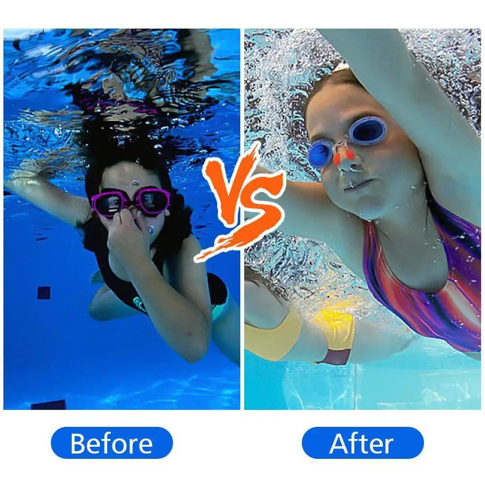 Soft silicone nose clip Reusable waterproof Swimming nose clip Surfing Nose Plugs for Adults Children Pool Supplies Accessories - PoolnStuff