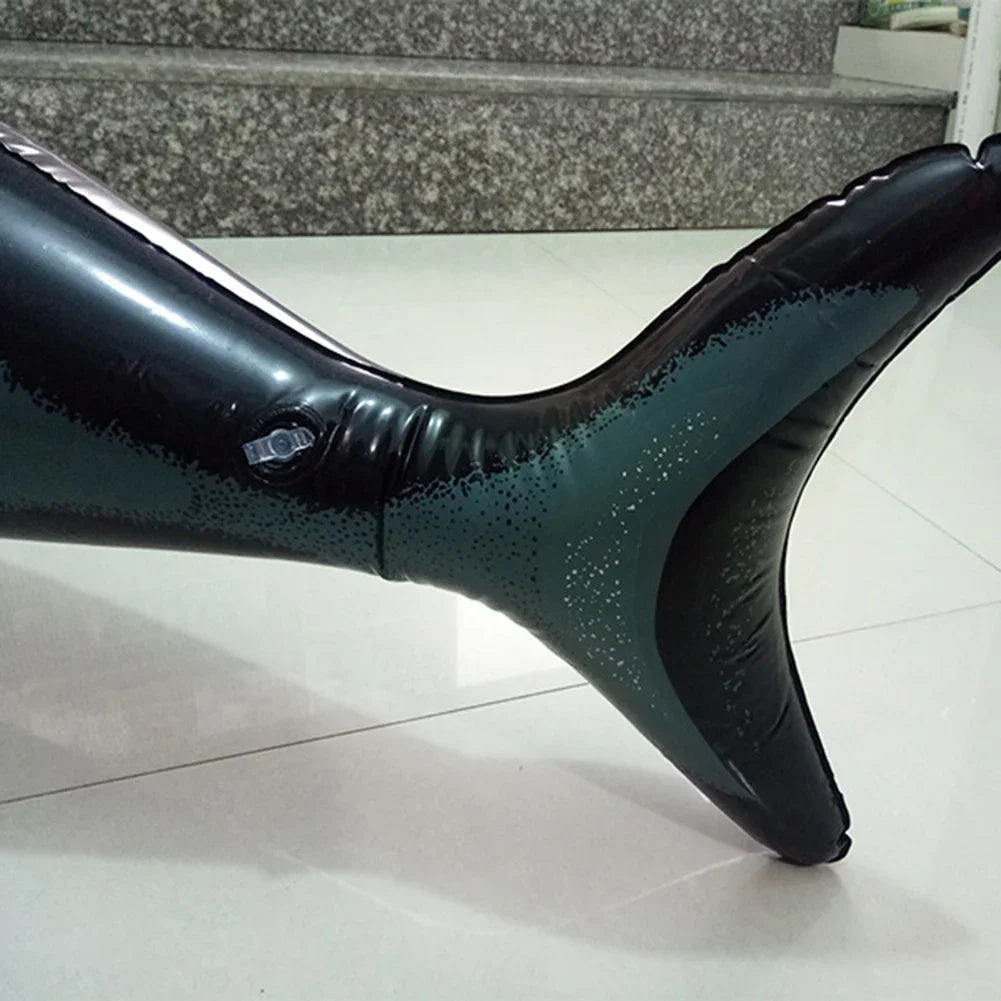 1PCS Floating Shark Float Toy Kids Adults Inflatable Water Swimming Pool Simulation Whale Fish Animals Toys Pool Accessories - PoolnStuff