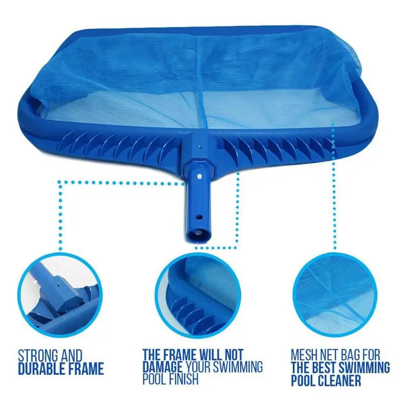 Leaf Skimmer Swimming Pools Skimmer Net Pool Net Rubbish Cleaning Rake Leaf Mesh Deep Bag Net Swimming Pool Accessories - PoolnStuff