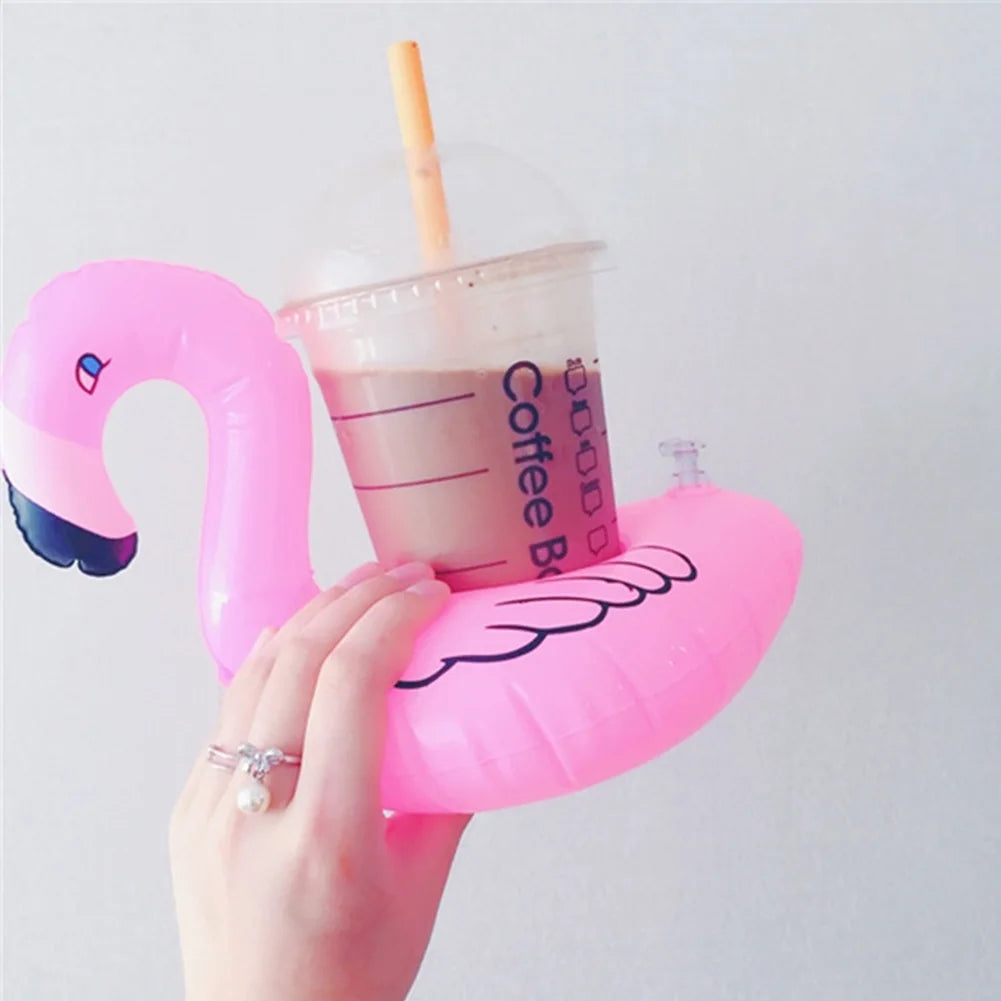 Swimming Pool Drink Floats Inflatable Drink Holder Drink Floaties Floating Cup For Summer Swimming Pool Party Baby Shower Favors - PoolnStuff