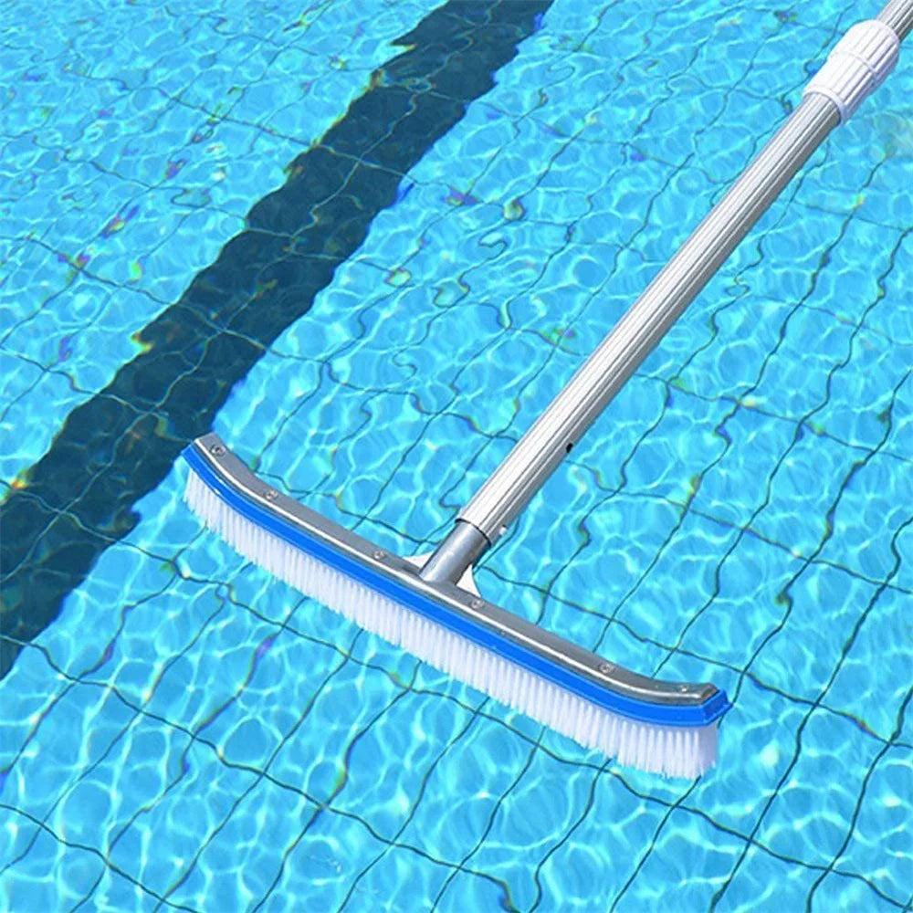 Swimming Pool Brush Durable Pool Floor Wall Cleaning Tool Pool Broom Algae Remover Scrubber Cleaning Brush Head Cleaner Tool - PoolnStuff