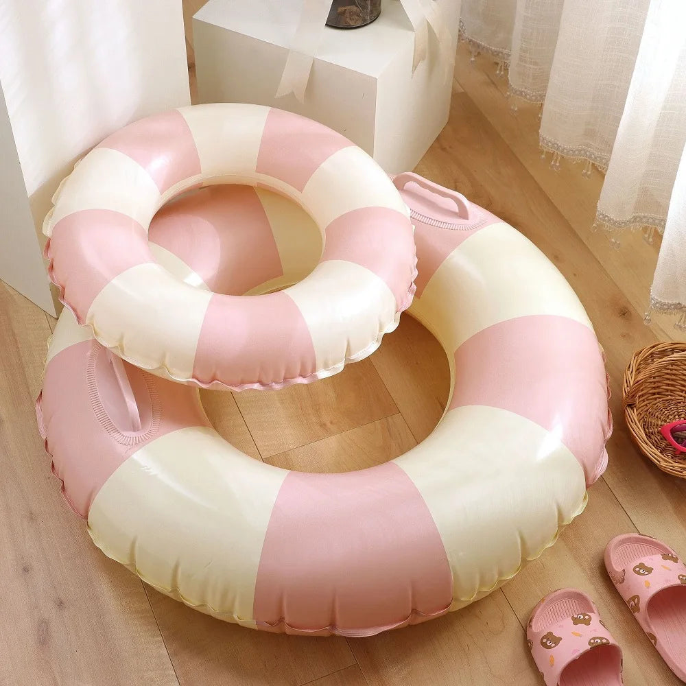 Rooxin Donut Swimming Ring Inflatable Pool Float for Teen Kids Swimming Circle Baby Swim Tube Water Play Swimming Pool Float - PoolnStuff