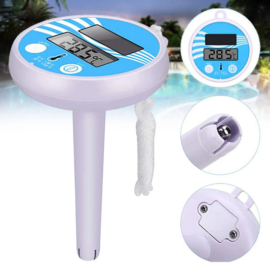 Waterproof Solar Swimming Pool Thermometer Scale Accurate Readings Thermometer for Most Types of Swimming Pool - PoolnStuff