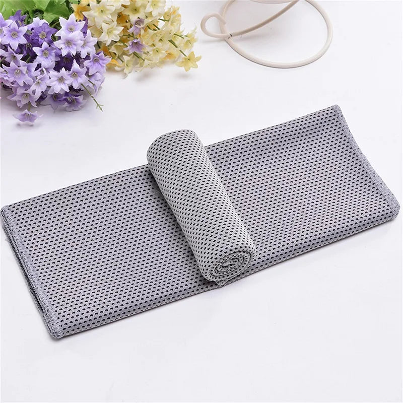 Cooling Towel Instant Relief Microfiber Cool Towels Chilling Neck Wrap Ice Cold Rags for Sports Fitness Camping Cycling Hiking - PoolnStuff