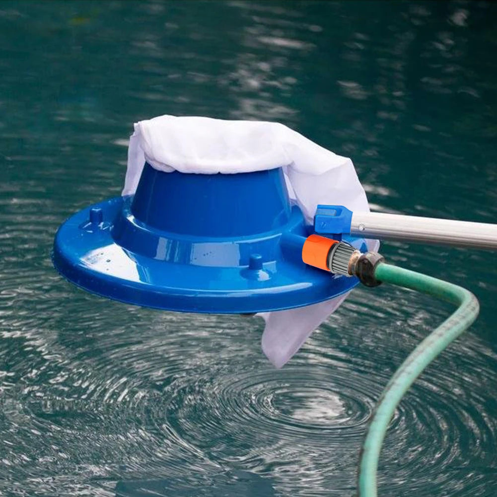 Swimming Pool Cleaning Tools with Mesh Bag Pool Cleaning Vacuum Cleaner Suction Head Pool Leaf Sucker Pool Accessories - PoolnStuff