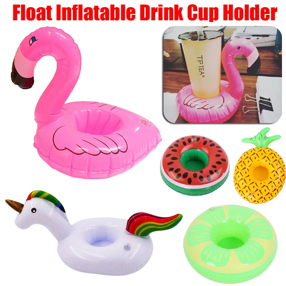 Swimming Pool Drink Floats Inflatable Drink Holder Drink Floaties Floating Cup For Summer Swimming Pool Party Baby Shower Favors - PoolnStuff