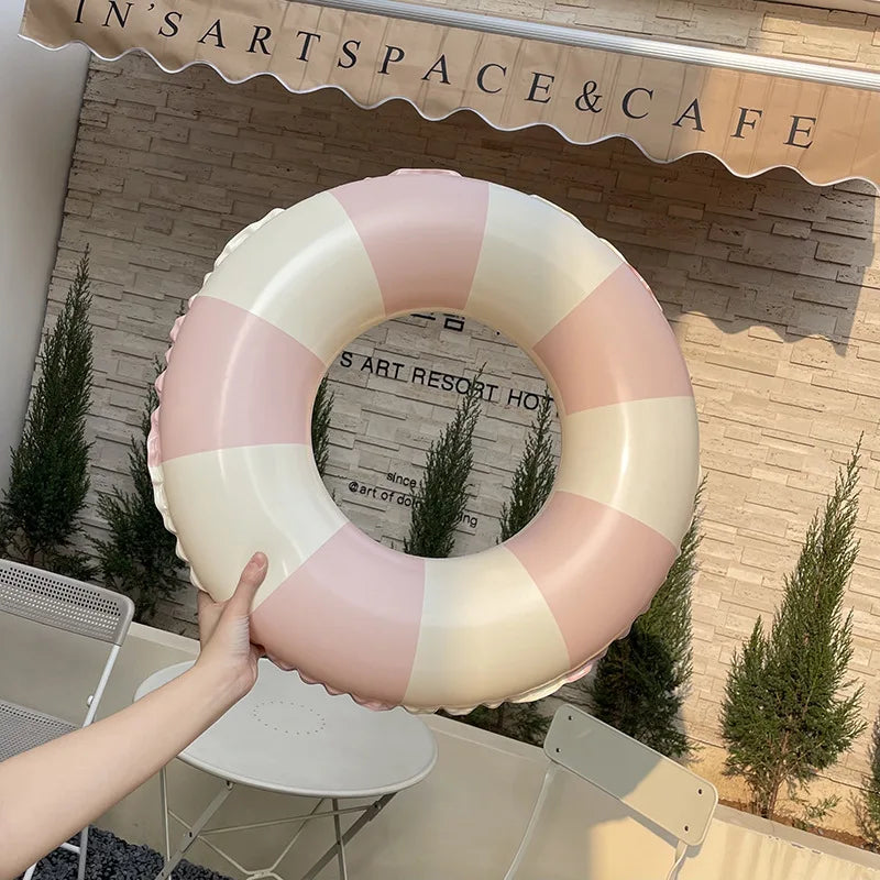 Rooxin Donut Swimming Ring Inflatable Pool Float for Teen Kids Swimming Circle Baby Swim Tube Water Play Swimming Pool Float - PoolnStuff