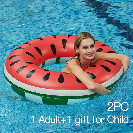 Donut Swimming Ring Inflatable Swimming Pool Floating Youth Children's Swimming Ring Baby Swimming Tube Water Play Pool Toy - PoolnStuff