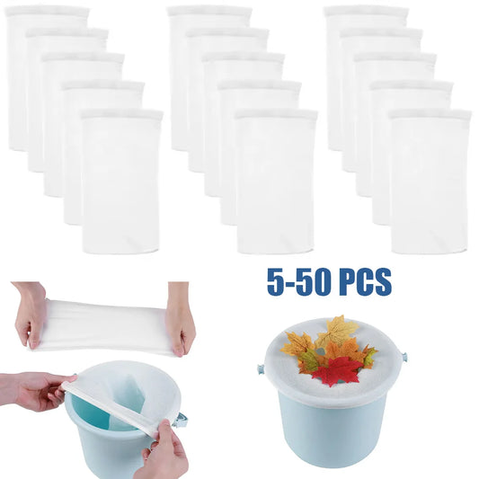5-50Pcs Pool Skimmer Socks Filter Storage Nylon Swimming Pool Filter Socks For Basket Skimmer Pool Cleaning Filters - PoolnStuff
