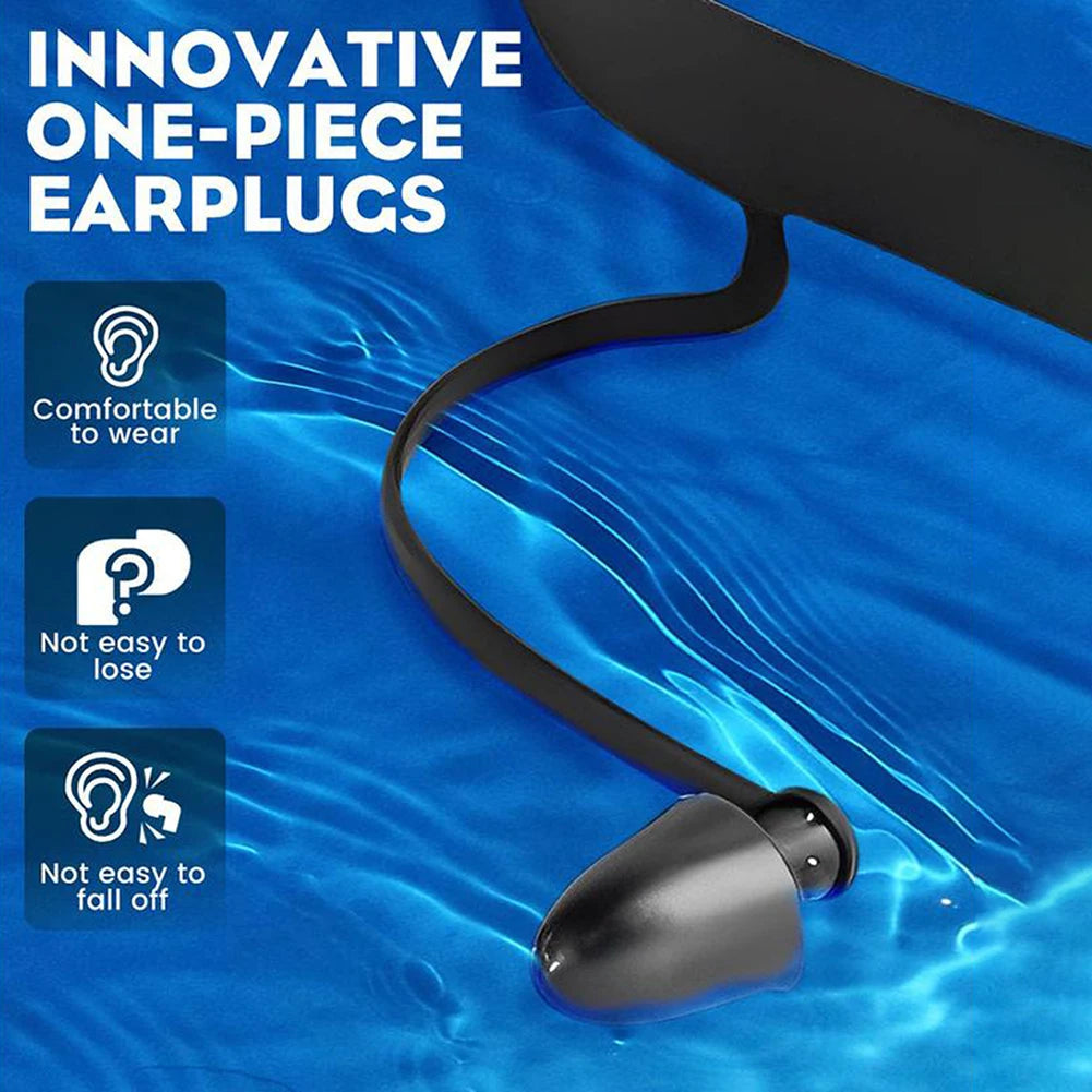 Professional Swimming Goggles Swimming Glasses With Earplugs Nose Clip Adjustables Strap Swimming Eyewears For Water Sport - PoolnStuff