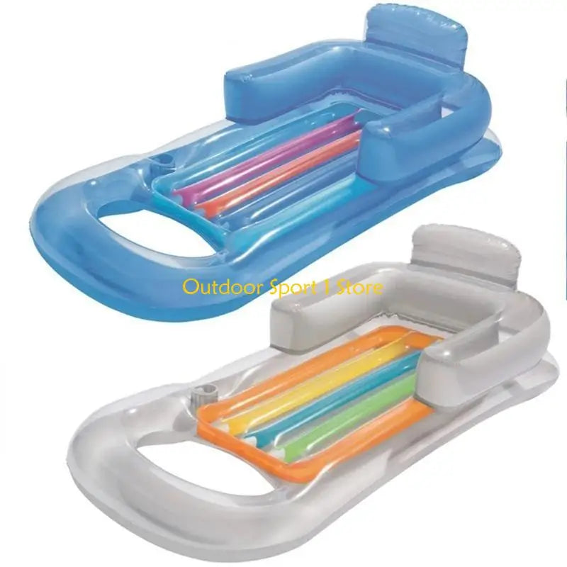 A0KA Inflatable Pool Floats Mat Float Raft Water Lounger Swimming Pool Mattress Float - PoolnStuff