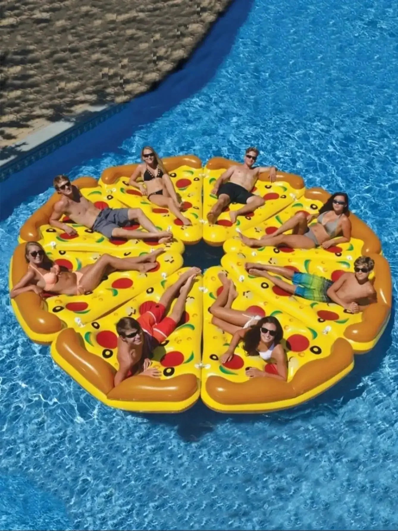 Pizza Floating Pool Boat, Interesting Swimming Pool Boat, Water Party, Summer Pool Raft (1 Pack) - PoolnStuff