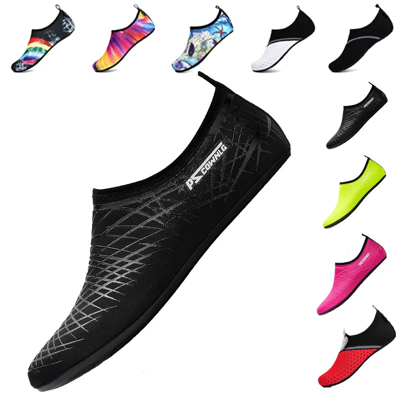 Water Shoes for Womens and Mens Summer Barefoot Shoes Quick Dry Aqua Socks for Beach Swim Yoga Exercise Aqua Shoes - PoolnStuff