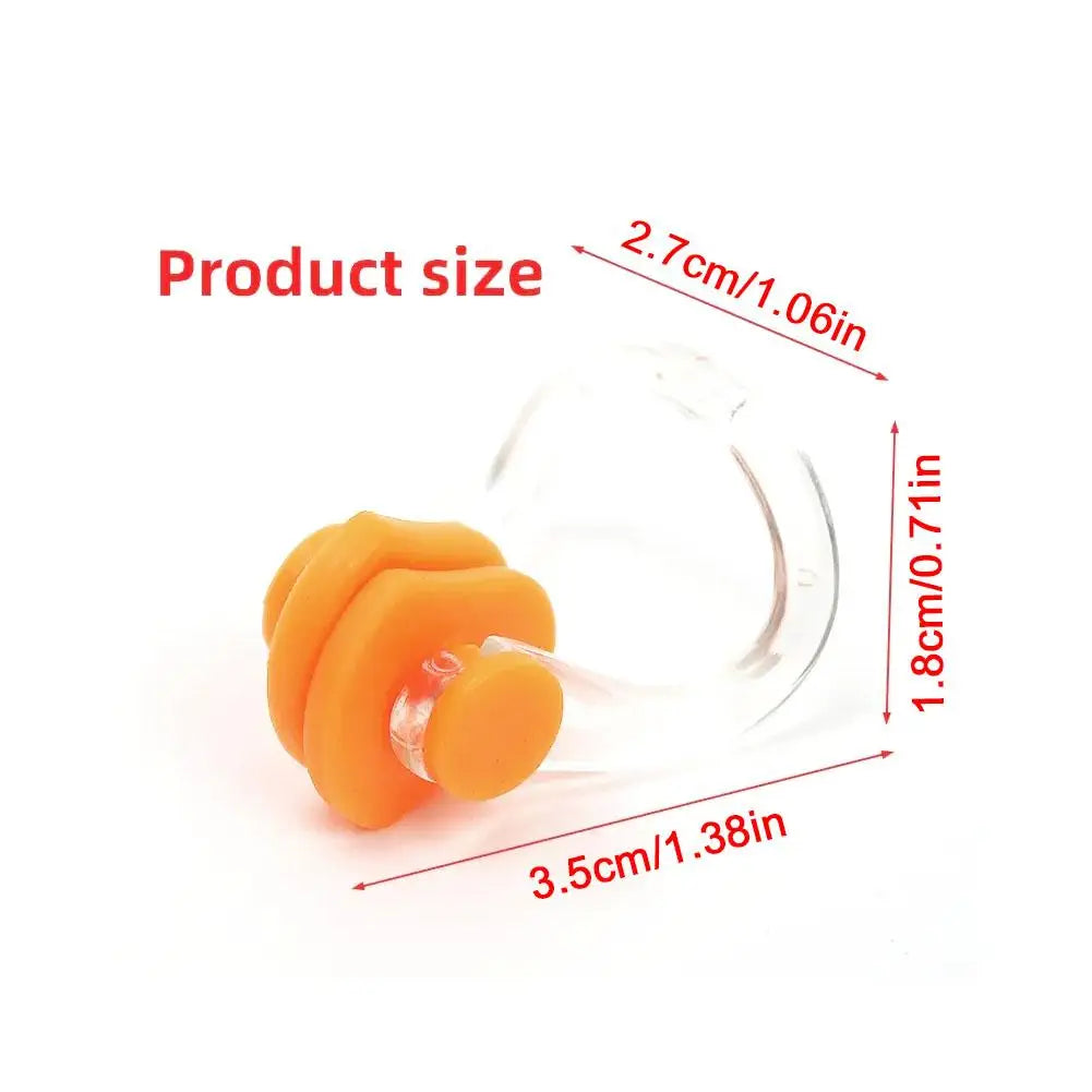 Soft silicone nose clip Reusable waterproof Swimming nose clip Surfing Nose Plugs for Adults Children Pool Supplies Accessories - PoolnStuff