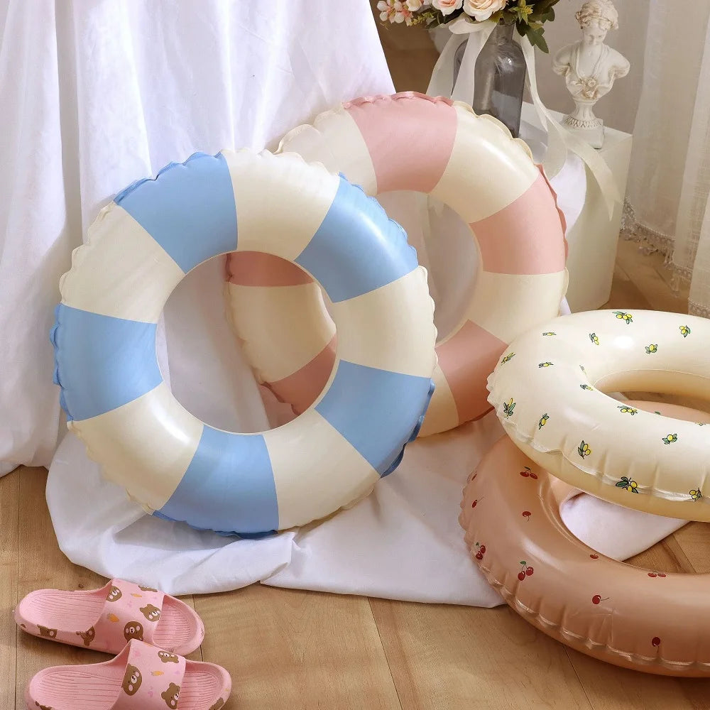 Rooxin Donut Swimming Ring Inflatable Pool Float for Teen Kids Swimming Circle Baby Swim Tube Water Play Swimming Pool Float - PoolnStuff