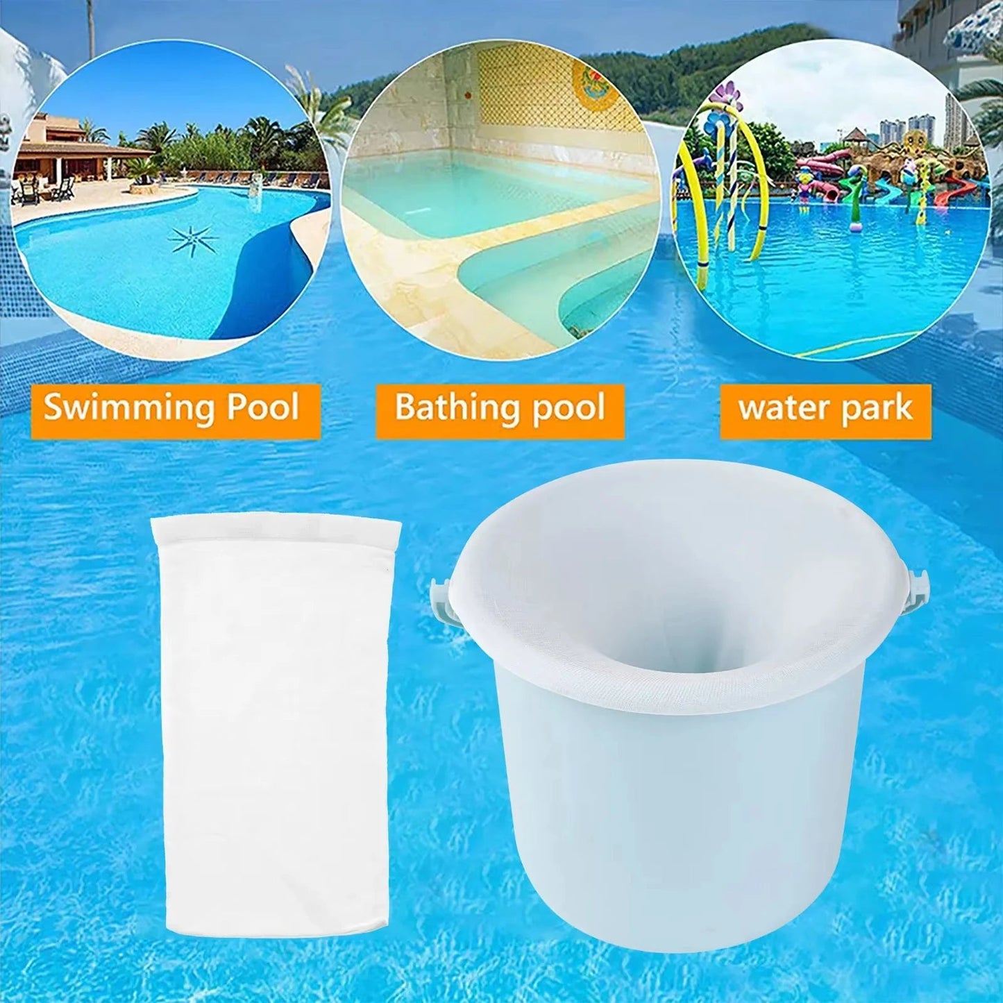 5-50Pcs Pool Skimmer Socks Filter Storage Nylon Swimming Pool Filter Socks For Basket Skimmer Pool Cleaning Filters - PoolnStuff