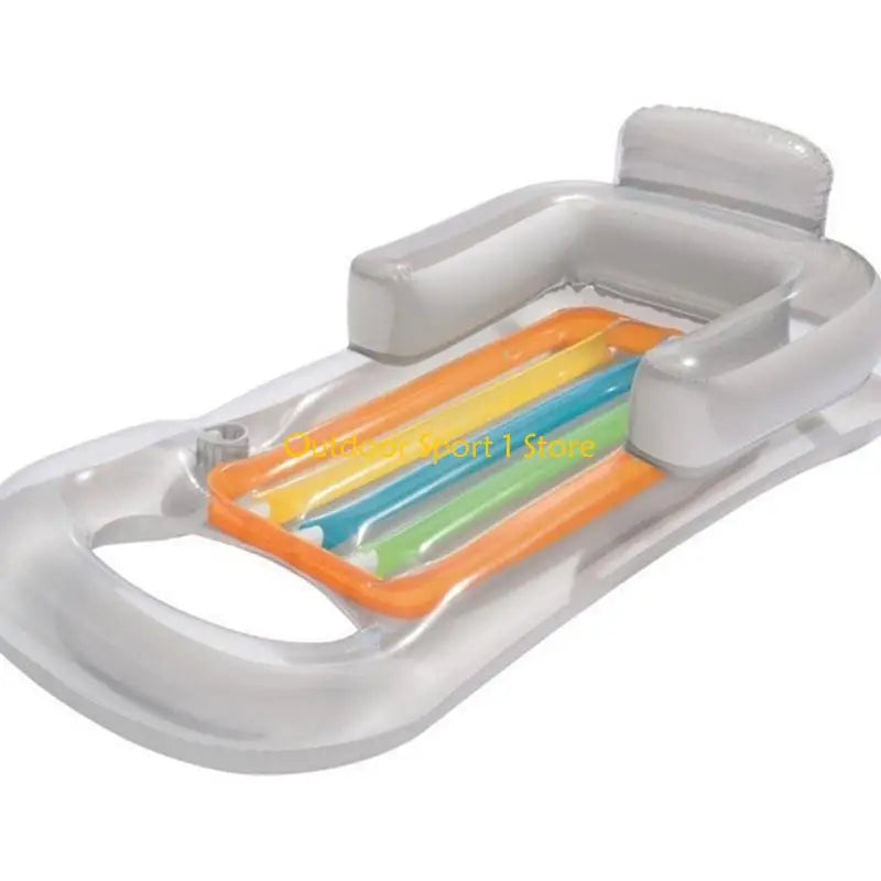 A0KA Inflatable Pool Floats Mat Float Raft Water Lounger Swimming Pool Mattress Float - PoolnStuff
