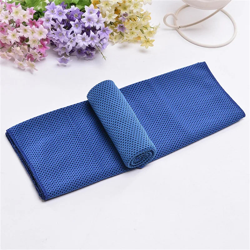 Cooling Towel Instant Relief Microfiber Cool Towels Chilling Neck Wrap Ice Cold Rags for Sports Fitness Camping Cycling Hiking - PoolnStuff