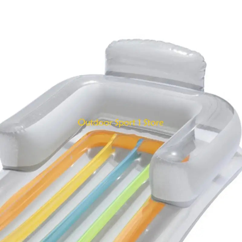 A0KA Inflatable Pool Floats Mat Float Raft Water Lounger Swimming Pool Mattress Float - PoolnStuff