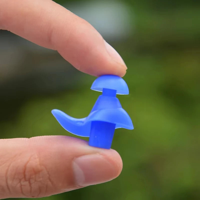 Durable Earplugs Classic Delicate Texture 1 Pair Waterproof Soft Earplugs Silicone Portable Ear Plugs Swimming Accessories - PoolnStuff