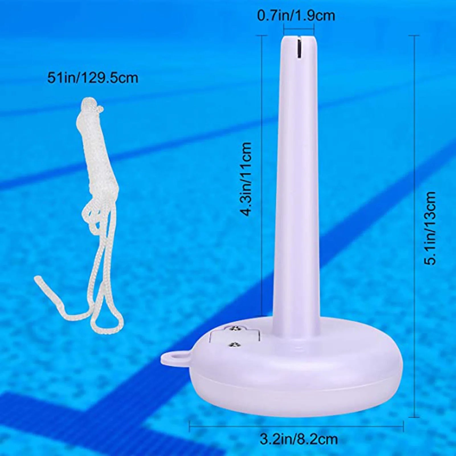 Waterproof Solar Swimming Pool Thermometer Scale Accurate Readings Thermometer for Most Types of Swimming Pool - PoolnStuff