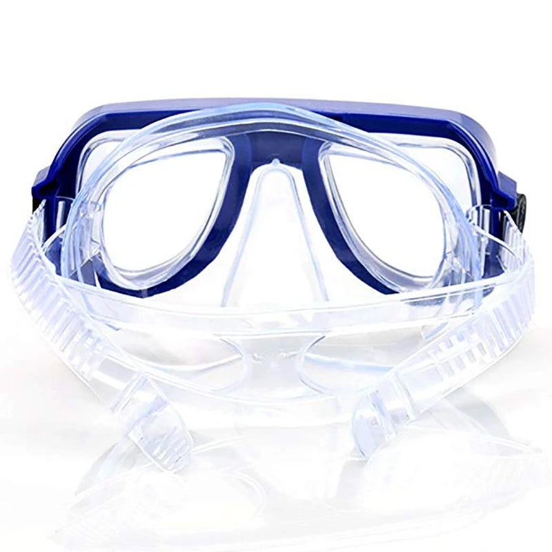 Kids Diving Goggle Mask Breathing Tube Shockproof Anti-fog Durable Underwater Swimming Glasses Band Snorkeling Accessories Set - PoolnStuff