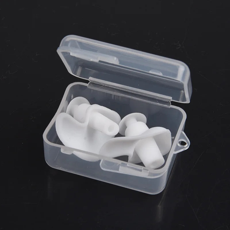 Durable Earplugs Classic Delicate Texture 1 Pair Waterproof Soft Earplugs Silicone Portable Ear Plugs Swimming Accessories - PoolnStuff