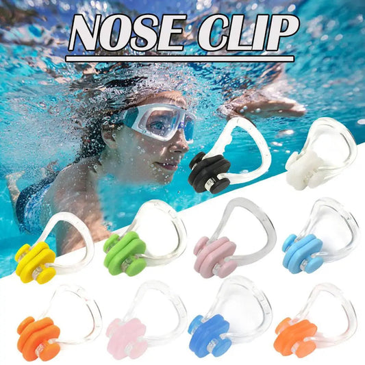 Soft silicone nose clip Reusable waterproof Swimming nose clip Surfing Nose Plugs for Adults Children Pool Supplies Accessories - PoolnStuff