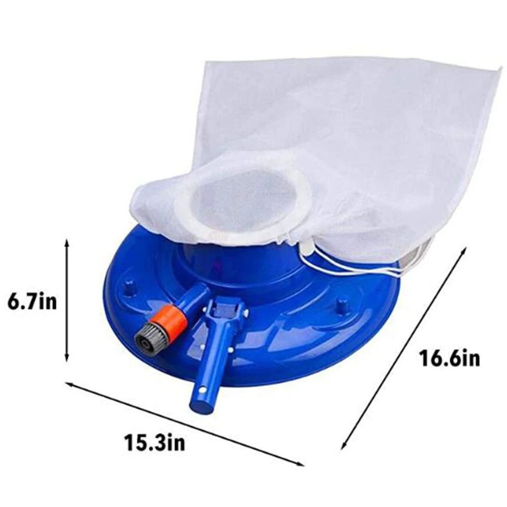 Swimming Pool Cleaning Tools with Mesh Bag Pool Cleaning Vacuum Cleaner Suction Head Pool Leaf Sucker Pool Accessories - PoolnStuff