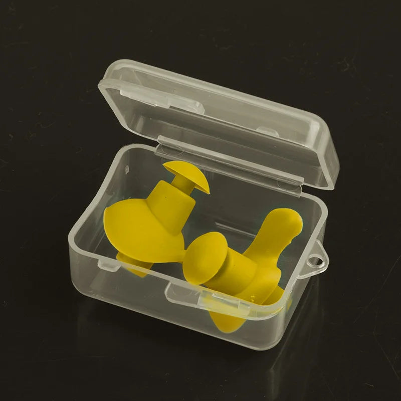 Durable Earplugs Classic Delicate Texture 1 Pair Waterproof Soft Earplugs Silicone Portable Ear Plugs Swimming Accessories - PoolnStuff