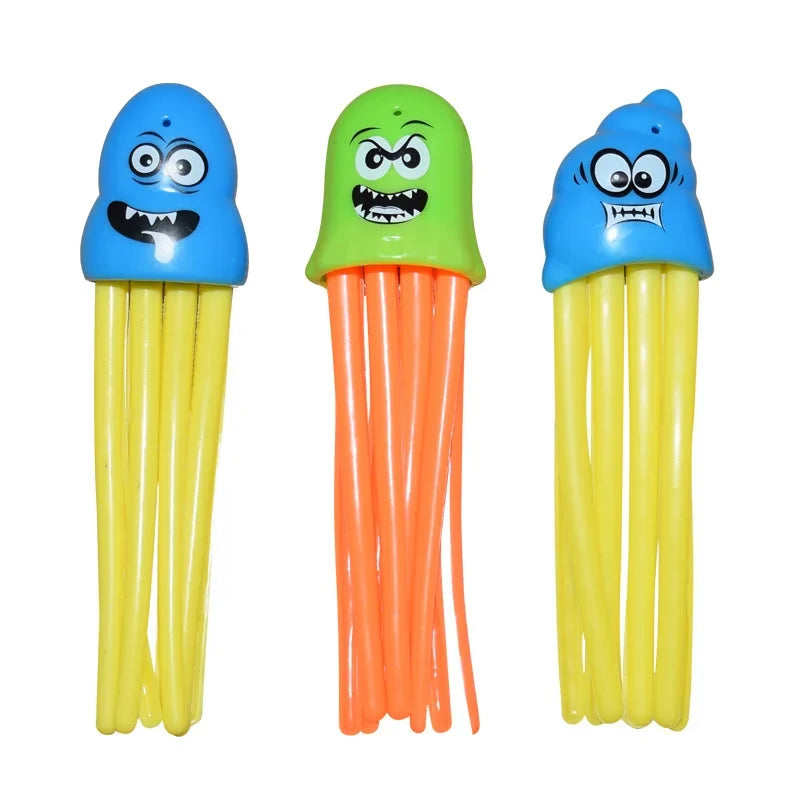 Summer Rocket Shark Fish Diving Games Pool Toys for Kids Swimming Pool Throwing Water Fun Game Toy Diving Swimming Toys Set Gift - PoolnStuff