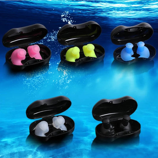 Ear Plugs Swimming Waterproof Silicone Earplugs for Swimming, Showering, Surfing & Bathing Swimming Accessories Pool Ear Plug - PoolnStuff