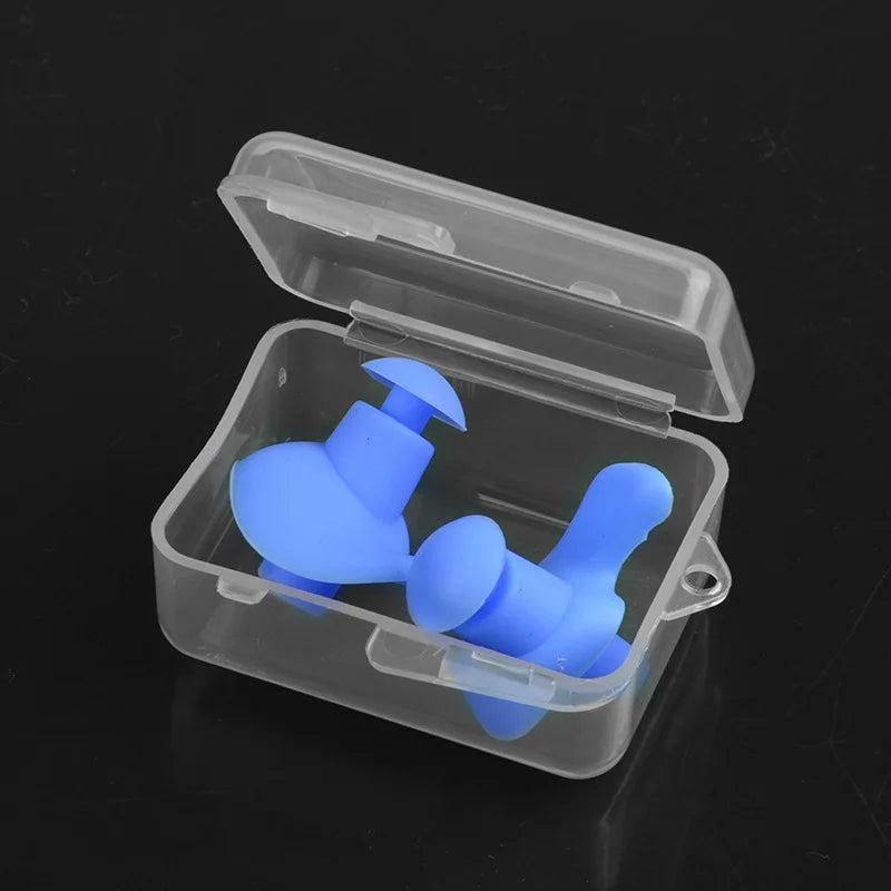 Durable Earplugs Classic Delicate Texture 1 Pair Waterproof Soft Earplugs Silicone Portable Ear Plugs Swimming Accessories - PoolnStuff