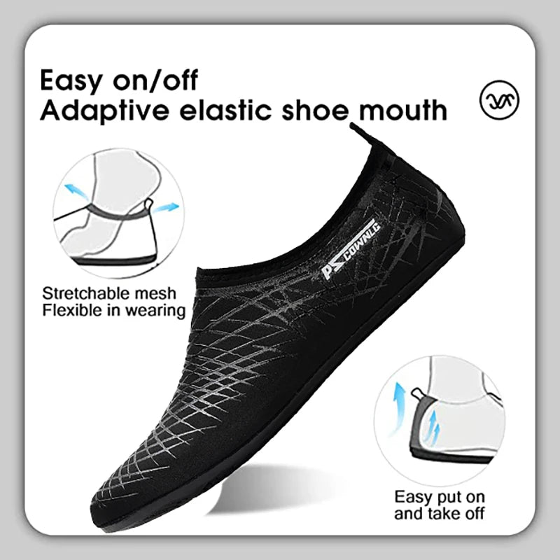 Water Shoes for Womens and Mens Summer Barefoot Shoes Quick Dry Aqua Socks for Beach Swim Yoga Exercise Aqua Shoes - PoolnStuff