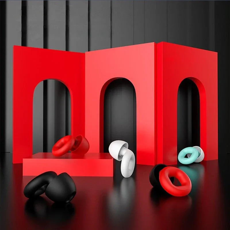 Noise Reduction Sleep Soundproof Earplugs Swimming Earplugs Anti-noise Anti-slip Sleep Earplugs Surfing Swimming Earplugs - PoolnStuff