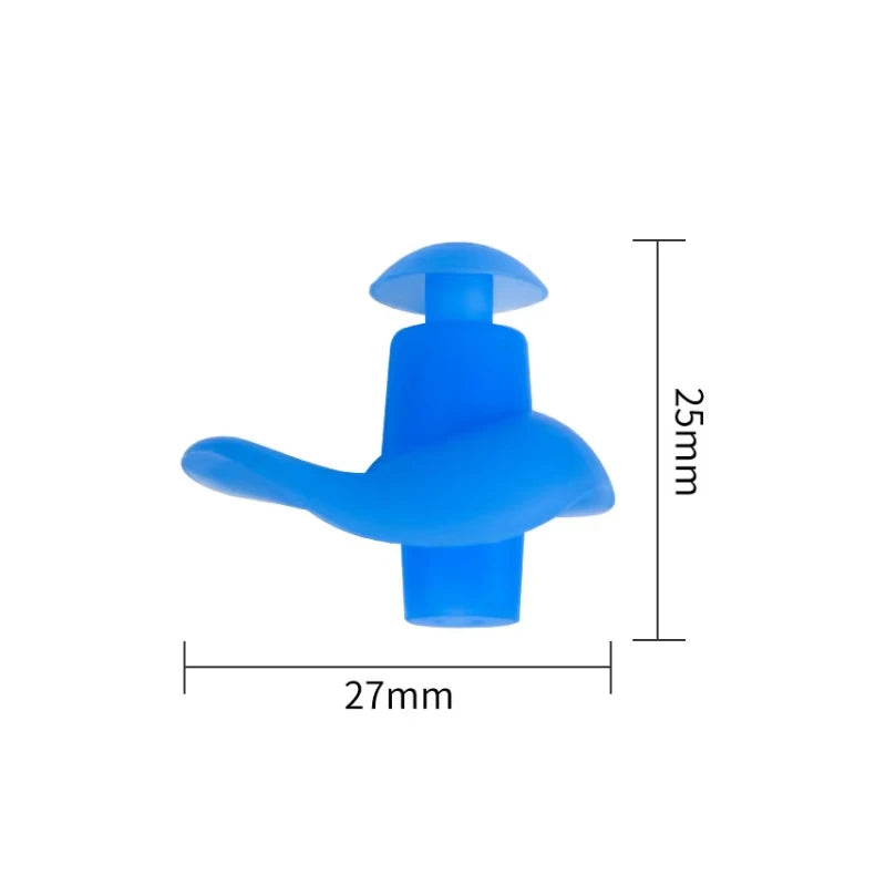 Durable Earplugs Classic Delicate Texture 1 Pair Waterproof Soft Earplugs Silicone Portable Ear Plugs Swimming Accessories - PoolnStuff