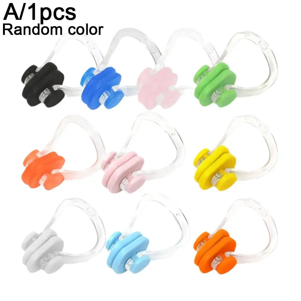 Soft silicone nose clip Reusable waterproof Swimming nose clip Surfing Nose Plugs for Adults Children Pool Supplies Accessories - PoolnStuff